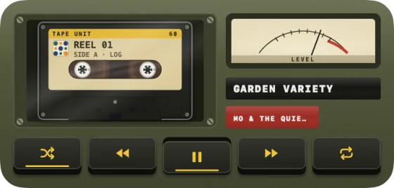 The widget as the Field Utility cassette deck